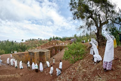 Lalibela's medieval monolithic churches were carved out of rock. Photo: Stuart Butler