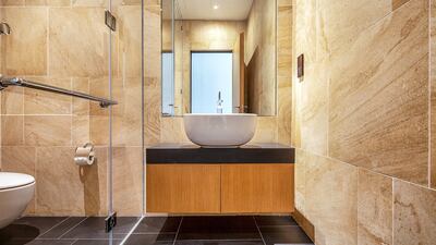 The bathrooms, as you would expect, are five-star.