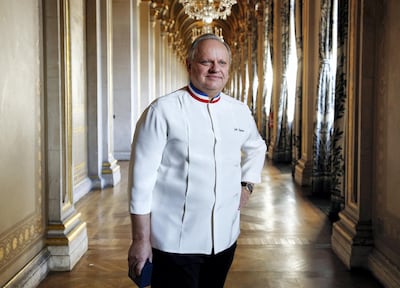 French chef Joel Robuchon in 2016. AFP