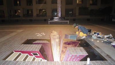 One of Jose Luis Quiceno’s 3-D artworks. Courtesy Jose Luis Quiceno