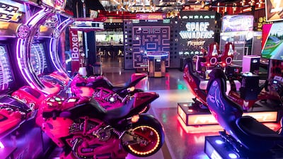 Brass Monkey in City Walk offers plenty of digital entertainment, VR arcades and a bowling alley. Antonie Robertson / The National