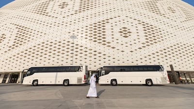 The Al Thumama Stadium in Doha, Qatar, will host matches for the Fifa World Cup 2022 later this year. Bloomberg