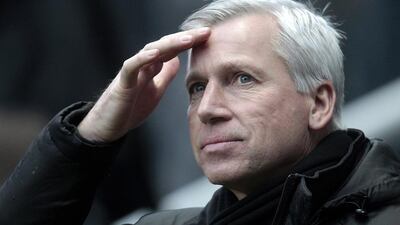 Alan Pardew and Newcastle United play the first of their two tour matches in New Zealand on Tuesday against Sydney FC. Graham Stuart / AFP