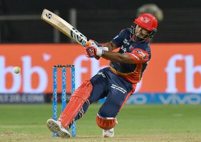 Delhi Daredevils' Rishabh Pant played a brilliant knock but was unable to guide his team home. Indranil Mukherjee / AFP