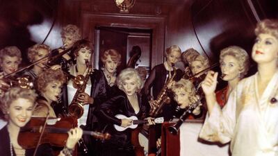 'Some Like It Hot' (1959), James Langton, correspondent: Black and white and from 1959 but never gets old. Pitch-perfect performances from Tony Curtis, Jack Lemmon and Marilyn Monroe. It delivers a smile a minute, and Joe E Brown delivers possibly the best last line in movie history. Courtesy United Artists