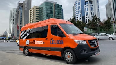Turkey-based Volt Lines provides tech-enabled mass transit to corporate clients. Photo: Volt Lines