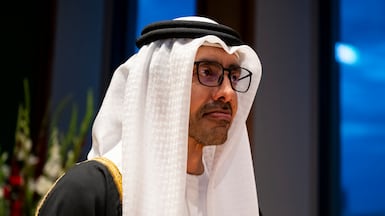 Sheikh Abdullah bin Zayed, UAE Deputy Prime Minister and Minister of Foreign Affairs. Abdulla Al Neyadi / UAE Presidential Court