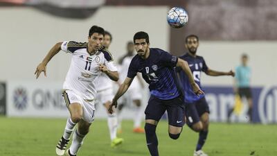 Sebastian Tagliabue, left, will play in the President's Cup final on Friday when Al Wahda take on Al Nasr. Christopher Pike / The National