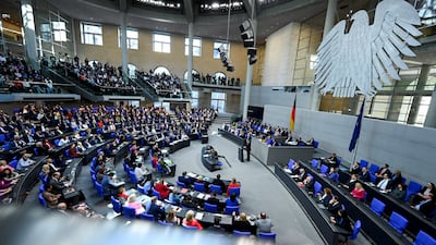 Germany's Bundestag holds a special session to vote on €500 billion ($546 billion) infrastructure funding and debt reform, in Berlin. Reuters