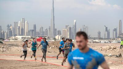 The Tough Mudder event held at Dubai Festival City.