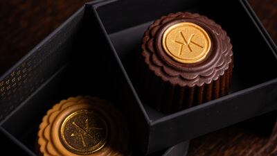 The mooncakes at Hakkasan Dubai. Photo: Hakkasan