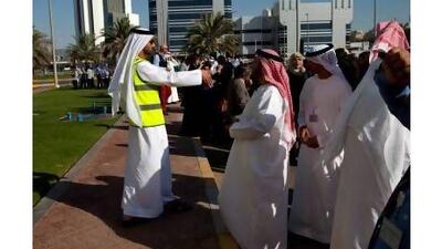 Many people were evacuated from buildings in Abu Dhabi on Tuesday because of an aftershock from an earthquake in Iran. A reader says the tremor is a reminder of the need for emergency drills. Christopher Pike / The National