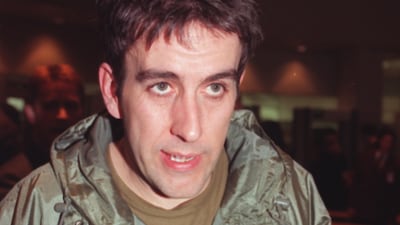 Hall arrives at the Brit Awards in London in 1997. PA