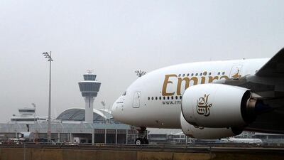 London-based consultancy Frontier Economics estimated that Emirates, through its operations and aircraft purchases, supports 126,000 jobs across Europe. Alexander Hassenstein / Getty Images
