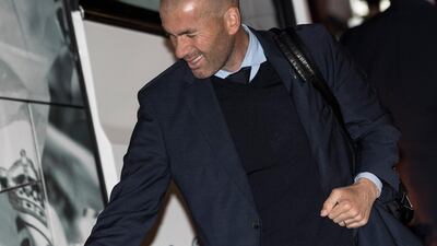 Real Madrid's head coach Zinedine Zidane. Sedat Suna / EPA