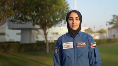 Nora Al Matrooshi the first Arab woman to train as an astronaut. Photo: MBRSC