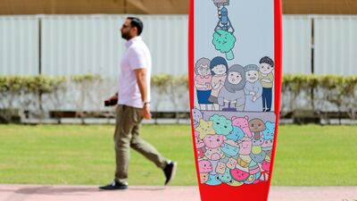 The project gives a splash of colour to these urban areas