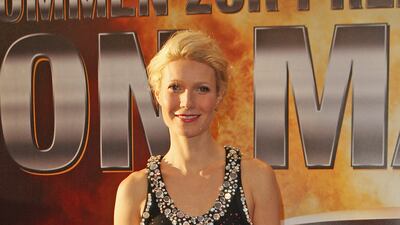Gwyneth Paltrow, in Sonia Rykiel, attends the premiere for 'Iron Man' at the Cinemaxx on April 22, 2008 in Berlin, Germany. Getty Images