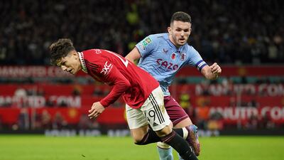 SUBS: Alejandro Garnacho – 8. On for Martial after 61. Runs at players. Doesn’t always have the power or pace to get past them, but he’s exciting. AP Photo