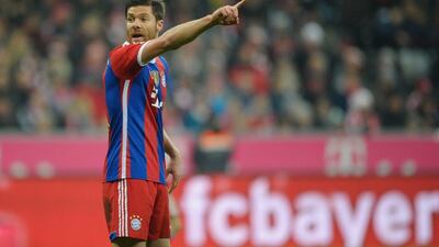 No 10 Athlete: Xabi Alonso, footballer, Bayern Munich. Country: Spain. League: Bundesliga. Twitter: @XabiAlonso, 8.5 million followers. (Photo: Lennart Preiss / Bongarts / Getty Images)