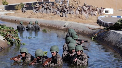 The four-year course includes military drills.