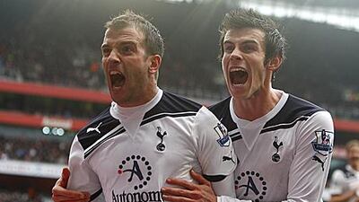 Rafael van der Vaart, left, and Gareth Bale, have been Tottenham Hotspur’s standout performers so far this season as the club look to build on their fourth-place finish of the last campaign.