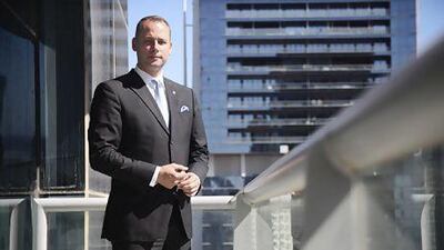 Kai Trompeter leases medical equipment. Lee Hoagland / The National