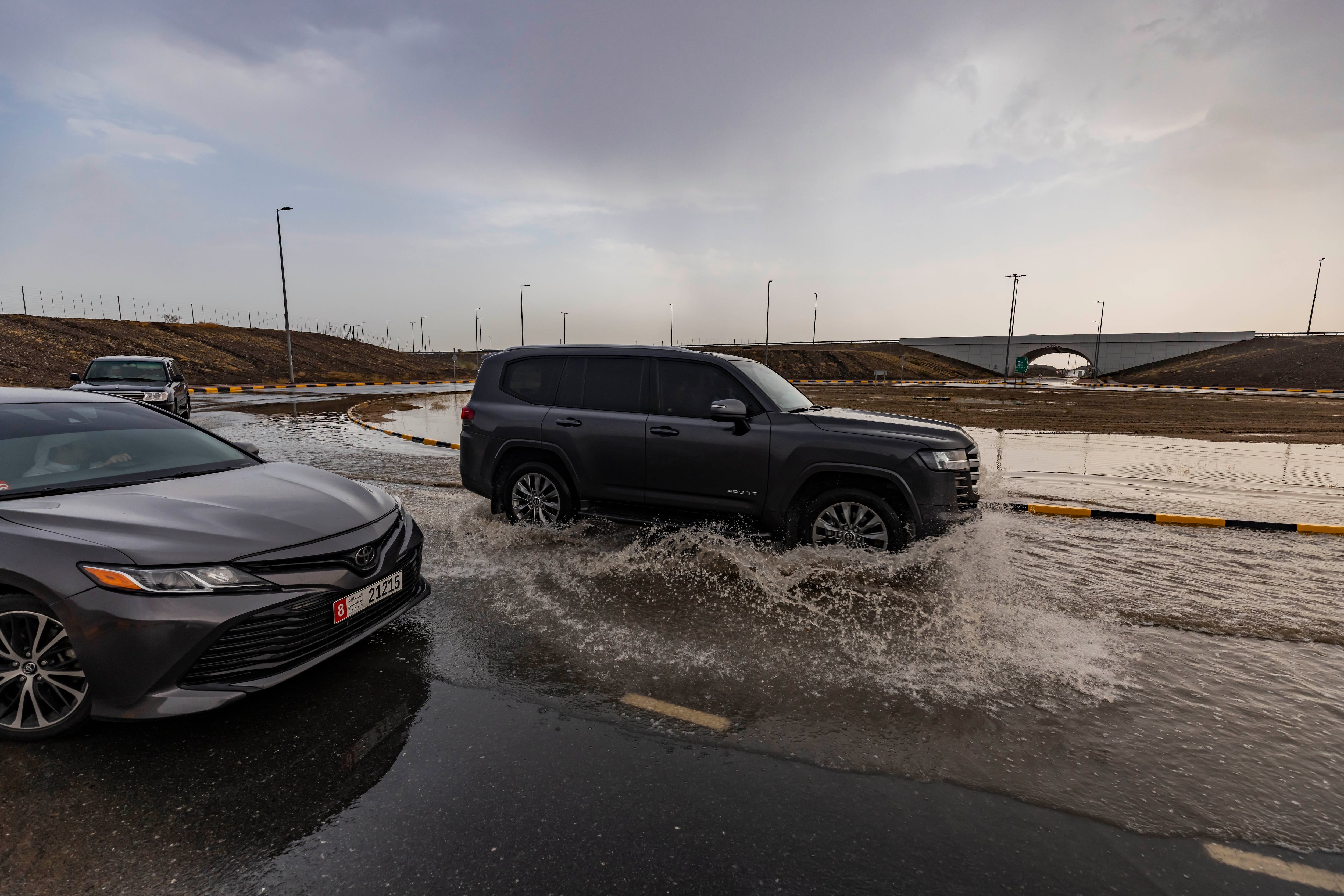 Image linked from the original feed: UAE flood warning issued with winds forecast to hit 70kph