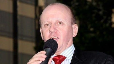 Chris O'Donnell, the chief executive of Nakheel, was known for his friendliness. Will Ragozzino / Getty Images