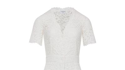 Ecru jumpsuit from Alice & Olivia