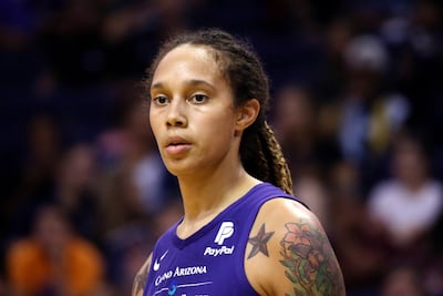 Phoenix Mercury centre Brittney Griner, in 2019. AP Photo