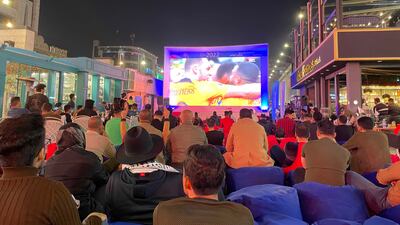 The moment when Cody Gakpo opened the scoring for the Netherlands in the 84th minute against Senegal