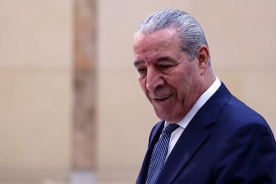 Hussein Al Sheikh was appointed on Saturday. AFP