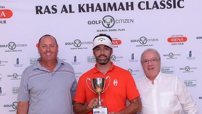 Zane Scotland, winner of the 2016 Ras Al Khaimah Classic. Courtesy Mena Golf Tour