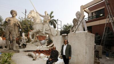 For critics, these statues are part of the “sectarian” Hindu nationalist agenda of the ruling Bharatiya Janata Party (BJP) which involves projecting Hindu historical personalities.