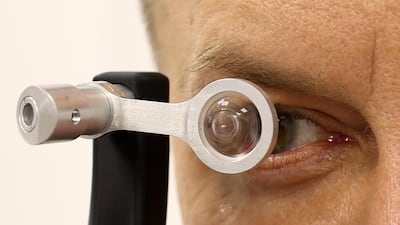 Xpanceo has designed an implant capable of restoring the sight of patients with corneal blindness. Chris Whiteoak / The National