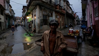 Streets were plunged into darkness as a nationwide blackout hit Cuba on Sunday. Reuters