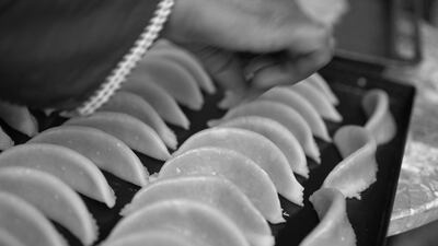 Najia's hands. Courtesy Sarah Khurshid Khan