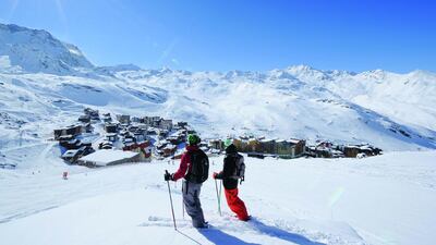 Val Thorens in the French Alps is Europe’s highest ski resort. It boasts several fantastic hotels and top-quality restaurants Pascal Lebeau / OT Val Thorens