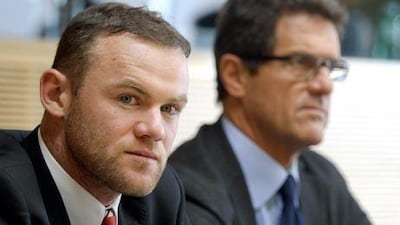 abio Capello, right, the England manager, joined Wayne Rooney, left, in Nyon for his appeal against the ban.