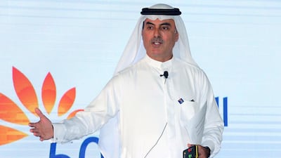 Abdulaziz Al Ghurair, the chief executive of Mashreq Bank, was speaking at the bank’s 50th anniversary celebration. Courtesy Mashreq Bank