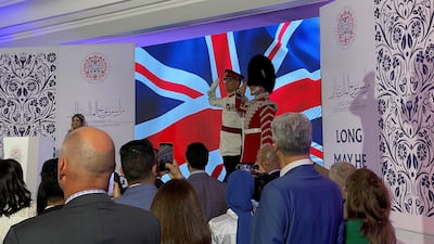 The UK embassy in Baghdad marked King Charles III’s coronation with a reception event on Thursday. Sinan Mahmoud/ The National