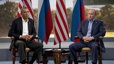 Despite tension between presidents Obama and Putin, a return to the Cold War is a distant prospect. Photo: Evan Vucci / AP