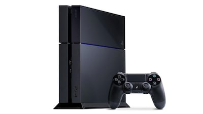 A handout photo of PlayStation 4, unveiled for the first time by Andrew House, President and Group CEO, Sony Computer Entertainment Inc., at the PlayStation E3 press conference in Los Angeles. (PRNewsFoto/Sony Computer Entertainment America LLC)