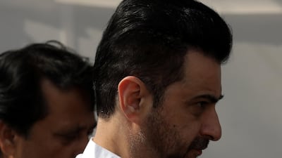 Bollywood actor Sanjay Kapoor, the brother-in-law of actress Sridevi Kapoor, arrives to pay his respects. Divyakant Solanki / EPA