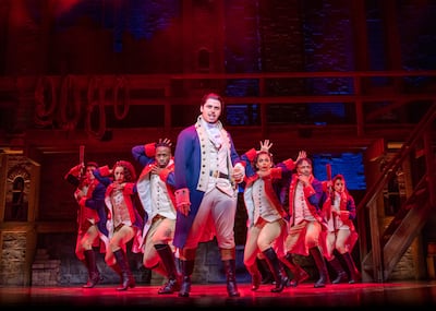 Jason Arrow is leading the cast of Hamilton's international tour. Photo: Hamilton Abu Dhabi