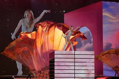 Taylor Swift's The Eras Tour is currently running live in Asia. AP