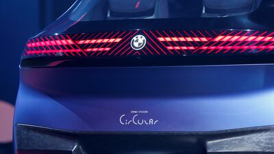 The BMW i Vision Circular concept car is '100 per cent recyclable'. Reuters