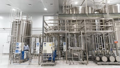 Mai Dubai follows a 12-step filtration method before filling its bottles with water. Antonie Robertson/The National