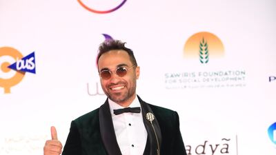 Egyptian actor Ahmed Fahmy attends the opening ceremony of the 42nd Cairo International Film Festival. EPA
